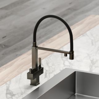 Смеситель для кухни Sancos Moro SC4006GG воронёная сталь